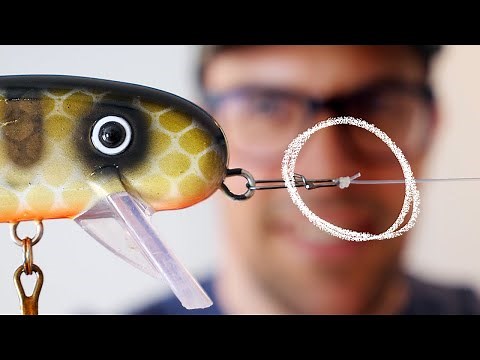 How to Tie a Fluorocarbon Leader for Pike and Musky with NO CRIMPS!