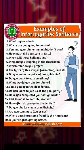 Types of Sentences #englishPathshala #grammartips