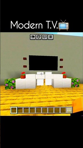 Easy Modern TV in Minecraft 😍 | Simple Build Tutorial #shorts #minecraft #enderxlegend