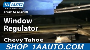 How to Replace Window Regulator 1995-2000 Chevy Tahoe