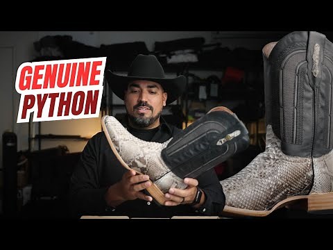 ALFA Wester Wear Authentic Python Cowboy Boot Review