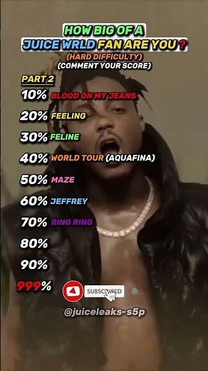 How Well Do You Know Juice WRLD #shorts