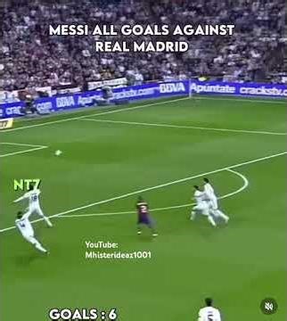 All Messi goals against Real Madrid