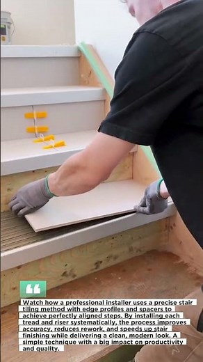 Stair Tiling Hack Saves Hours of Work