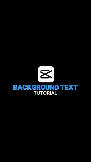 How to Add Background Text in CapCut | Video Editing Tutorial