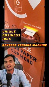 5.7K views · 6.6K reactions | This reverse vending machine can be your next genius business idea. People will insert waste water bottles in this and get coupons in return. #newbusinessidea #GrowithAnimesh | Growithanimesh | Facebook