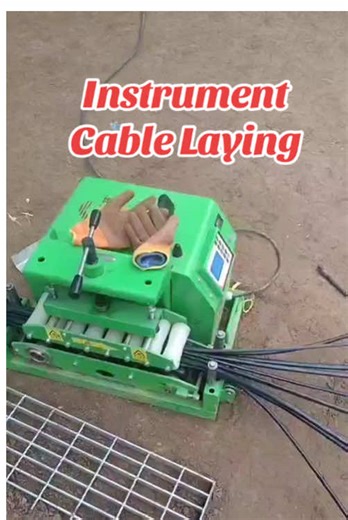 💯💯💯10 times the cable laying speed! 😲This efficiency, 😎who else? #cablepusher600 #cablepulling #cableLaying #Cabletraction #highefficiency