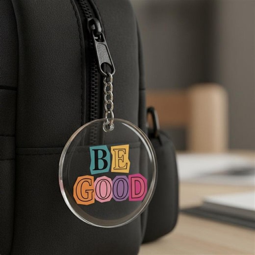 Be Good Acrylic Keychain – Ice Out Protest Keychain, Minimal Quote Charm, Social Justice Gift, Renee Nicole Good Memorial Keychain - Etsy