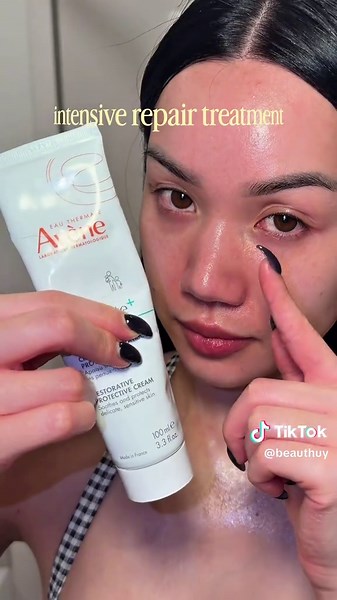 i’m trying out tretinoin again and this time around my skin can handle it better with this routine i’ve been doing lately! the key is ceramides and hydration 😌 #tretinoin #tretinoinjourney #skinbarrier