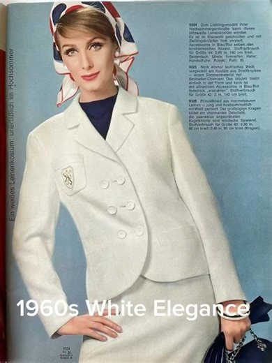 1960s White Fashion Trends | Elegant Vintage Looks