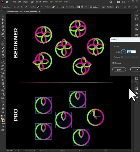 Adobe Illustrator life-changing feature that makes life easier for graphic design #tutorial #tricks