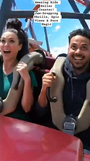 Amazing Ride Roller Coaster! Jaw-Dropping#AmazingRollerCoaster#EpicRide#CoasterMagic#ThrillAdventure