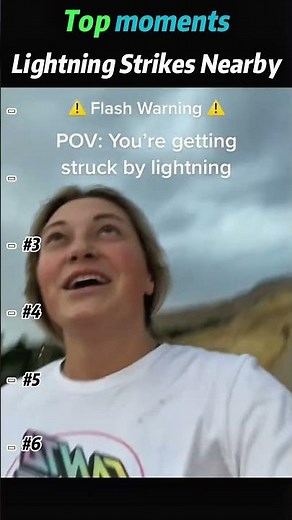When Lightning Strikes Near You – Terrifying ⚡😱