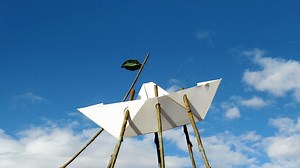 Origami In The Garden