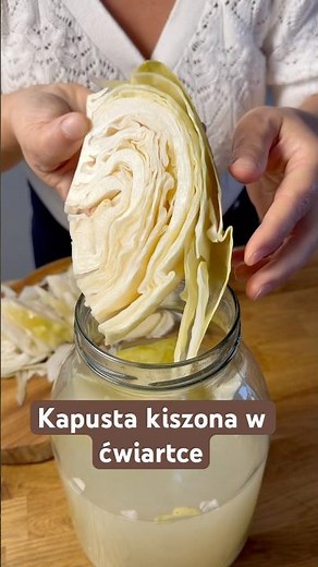 Kiszona kapusta bez szatkowania- szybki i prosty sposób na chrupiącą i soczystą kapustę kiszoną👌
