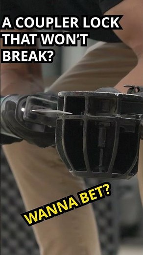 Know of a trailer coupler lock that can hold up to a saw, grinder and a drill? Here is one!