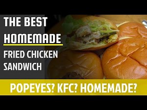 THE BEST HOMEMADE FRIED CHICKEN SANDWICH🍔! COOK WITH ME!