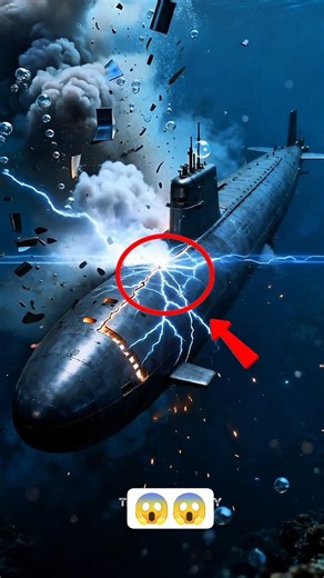 Inside The 2,000 Ft Crush Depth: Submarine Implosion 🌊💀 #Shorts