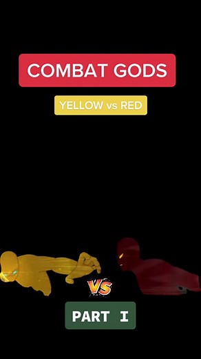Yellow vs Red Stickman Fight Animation - Combat Gods Part 1