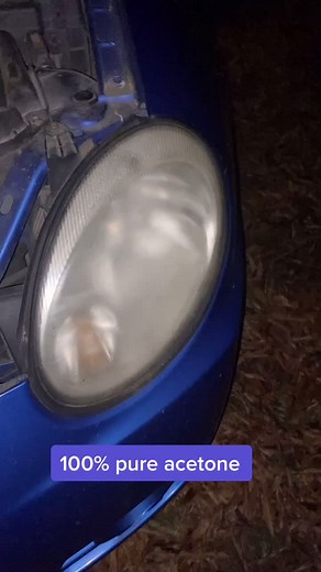 Cheap Headlight Restoration Hack for Less Than $1 Using Acetone