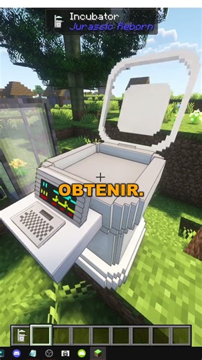 Comment fonctionne l'incubateur dans Minecraft Jurassic World Reborn ?