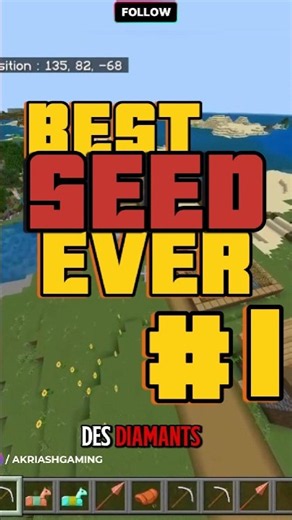 Cette seed est une mine d'or pour les joueurs Minecraft! #minecraft #gaming #seed [Best Seed Ever 1]