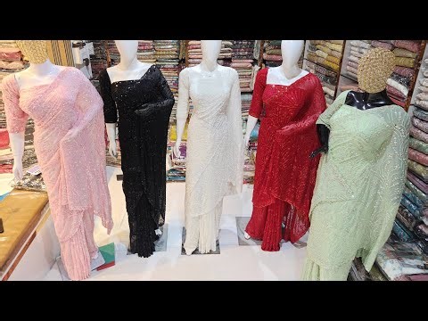 🔥 Trending Beads Work Sarees | 5 Must-See Colors | Designer Collection..