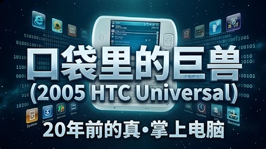 手机变电脑不是新概念：HTC Universal早在2005年就做到了 | 中文配音