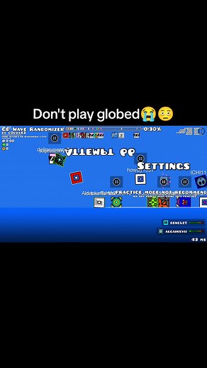 ¡No juegues globed! Desafíos en Geometry Dash