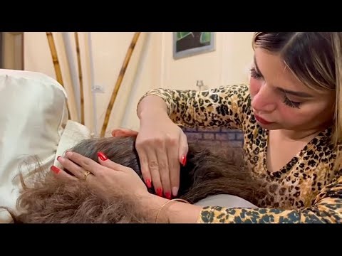 ASMR Sleep Tickling Triggers | Nitpicking Scalp & Hair Exam and Scalp Scratching [ FOR DEEP SLEEP ]😴