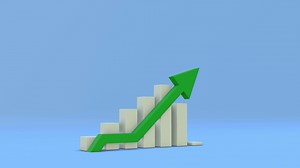 3d Growing Chart Showing Increase Rates 3d Stock Footage SBV-352315080 - Storyblocks