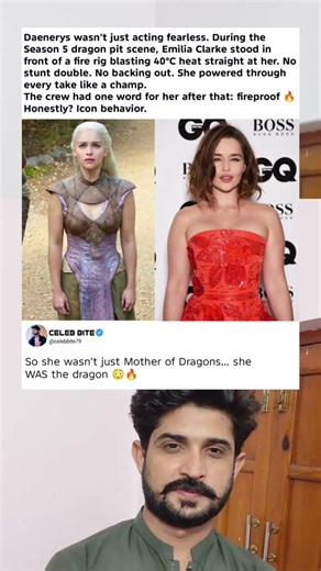 Emilia Clarke Was Literally Fireproof 🔥 No Stunt Double