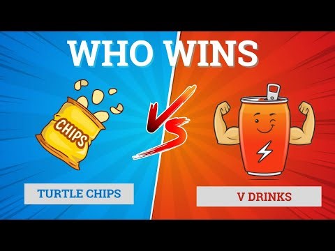 Turtle Chips vs. V Energy Drink: The ULTIMATE Snack-Off!