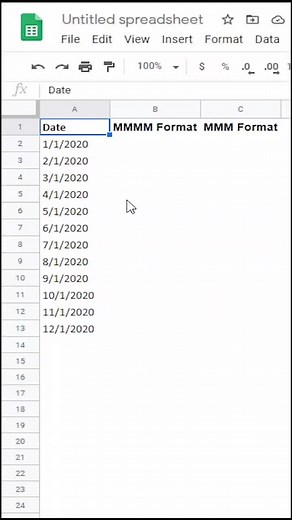 How to Get Month Name from Date in Excel and Google Sheets