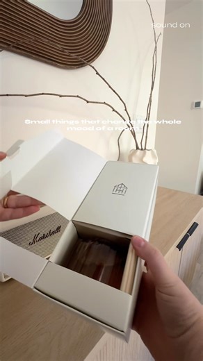 Refreshing my space for spring with this beautiful ribbed diffuser from Target. #diffuser