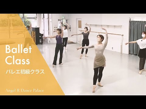 【バレエ】大人のバレエ教室Angel Rのレッスン風景（初級） Ballet class