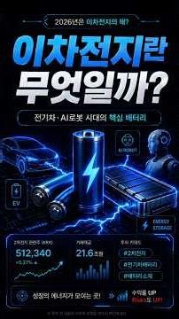 도대체 2차전지가 왜 그렇게 난리일까? #2차전지#배터리#전기차#리튬이온배터리#에너지저장장치#ESS#신재생에너지#경제공부#테슬라#에코프로#LG에너지솔루션#삼성SDI#SK온