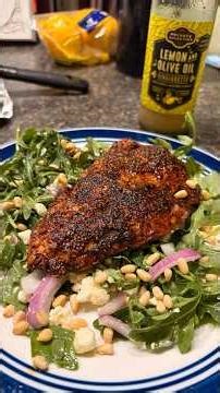 Blackened Salmon Salad Tutorial
