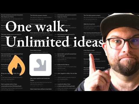 Note-taking on walks (the 2 tools I use to think better)