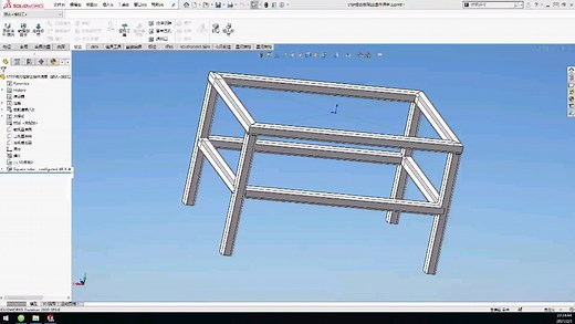 solidworks 对拉伸切除或者step格式的框架如何用焊件切割清单生成相关的尺寸信息详细讲解