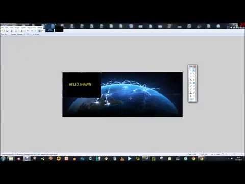 Paint Net Quick Tute - create a transparent text box