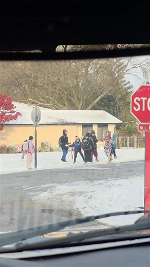We had our first real snow of the winter last night and this morning. Not a lot, but enough for the kiddos to have a little snow ball fight at the bus stop. 🤣❄️☃️🚍🎅 #Faith #Love #Family #Friends #FirstSnowFall #Snowball #Fun #Play 💪😉🫵#YESYOUCAN | Alvie Shepherd