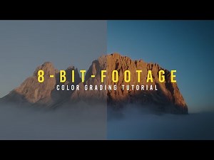 Color Grading 8 Bit Footage // Color Grading Drone Footage