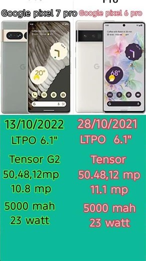 Google Pixel 7 Pro 📸 vs Pixel 6 Pro ⚡ Full Comparison 2025 | Camera, Speed & Battery Test