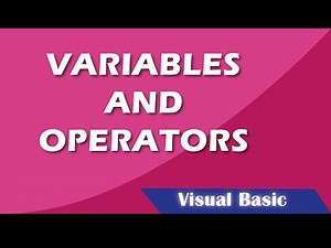 Variablat dhe operatorët në Visual Basic