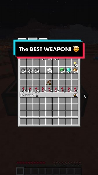 How to get the best weapon in Minecraft! 🏹 #minecraft #minecrafttutorial #fyp #crossbow