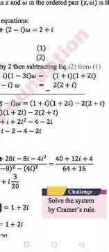 solution of equations involves complex number