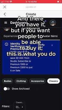 Tutorial on how to make your own T-shirt in Roblox #robloxclothing ￼