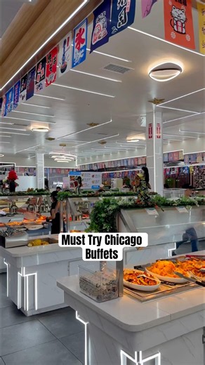 Three must try Chicago buffets🔥#chicago #chicagofood #buffet #allyoucaneat #food