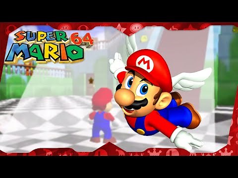 Super Mario 64 Walkthrough ᴴᴰ | Peach's Castle (All Power Stars)